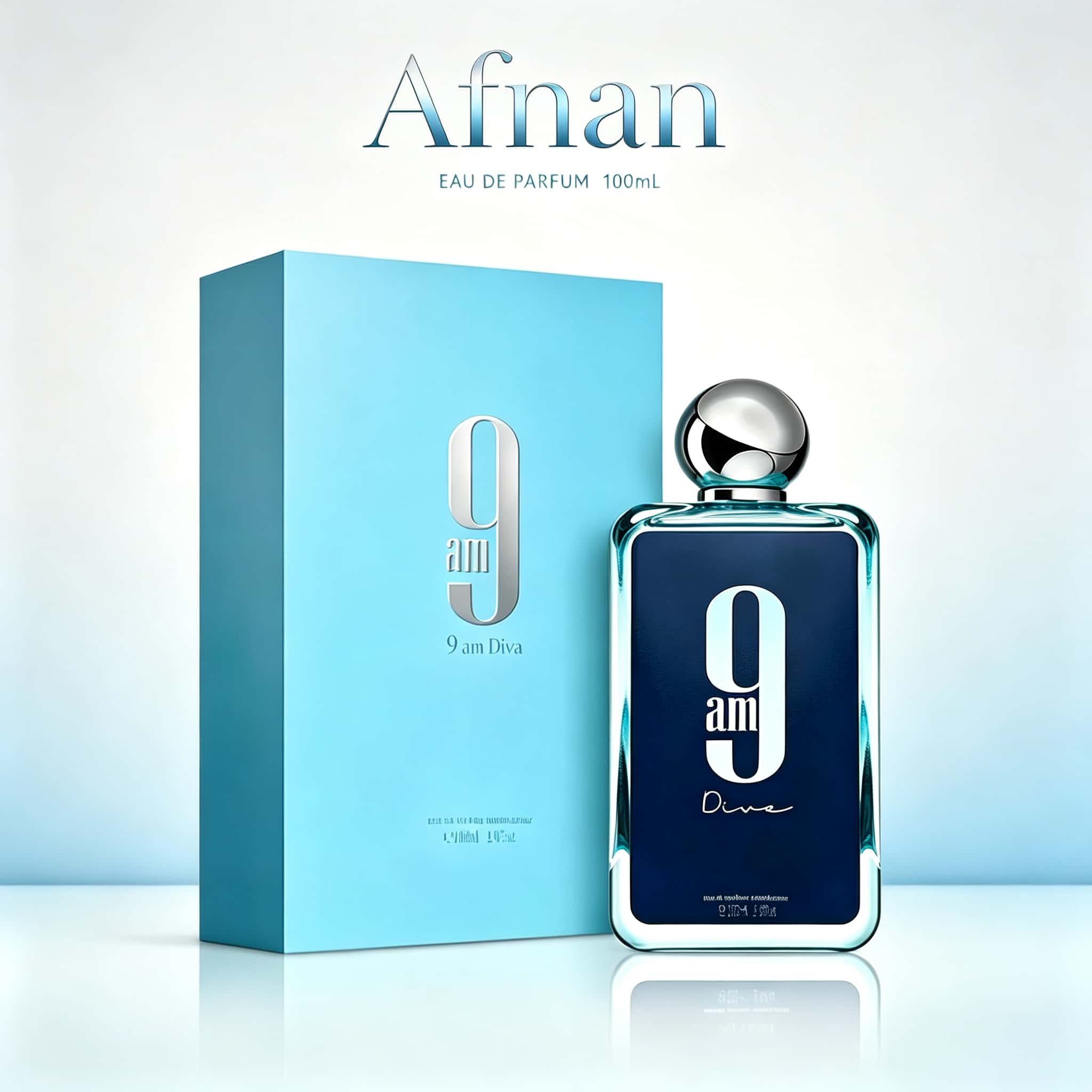 Perfume Fragrance Blue - Afnan 9am Diva EDP 100ml Unisex-Parfüm,