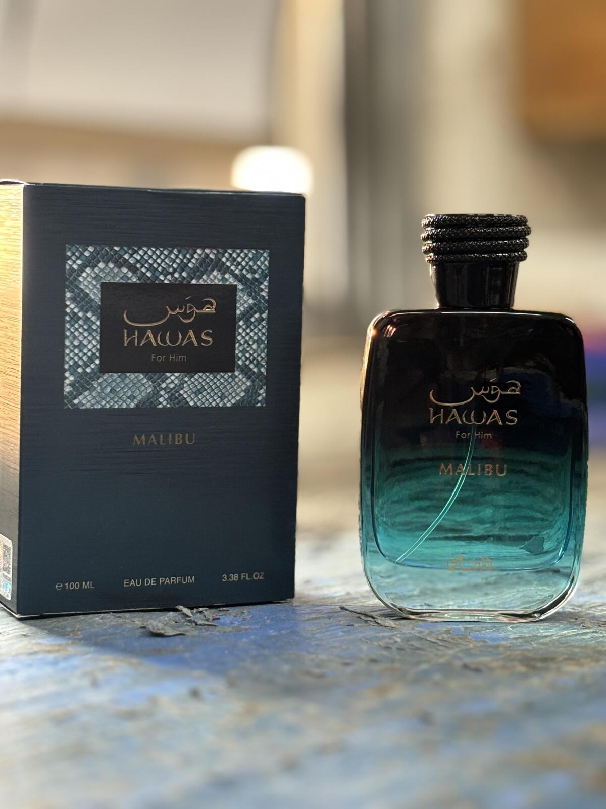 Rasasi Hawas Malibu For Him ED – Perfume Fragrance Blue Bewertung und Preis