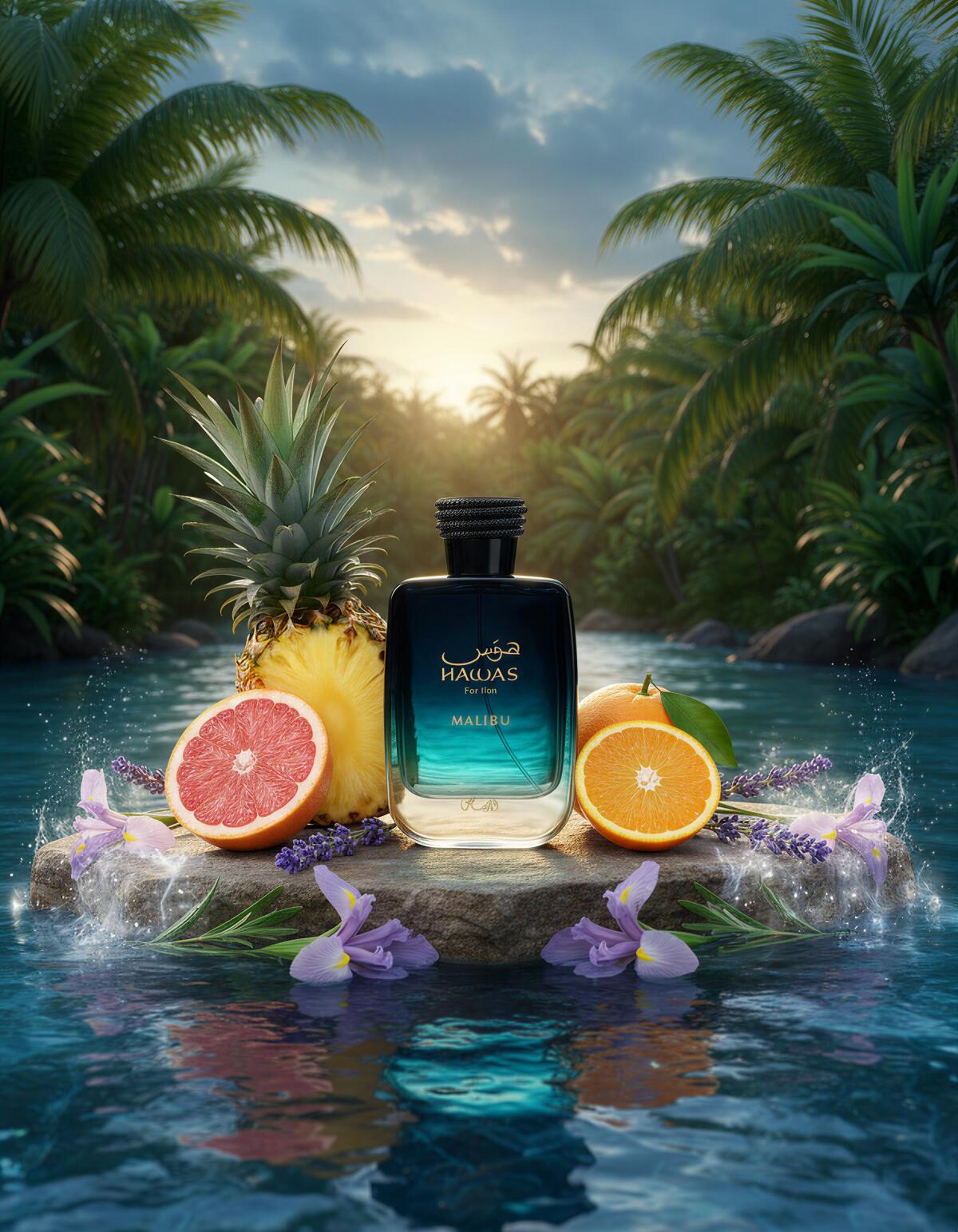 Rasasi Hawas Malibu For Him ED – Perfume Fragrance Blue Bewertung und Preis