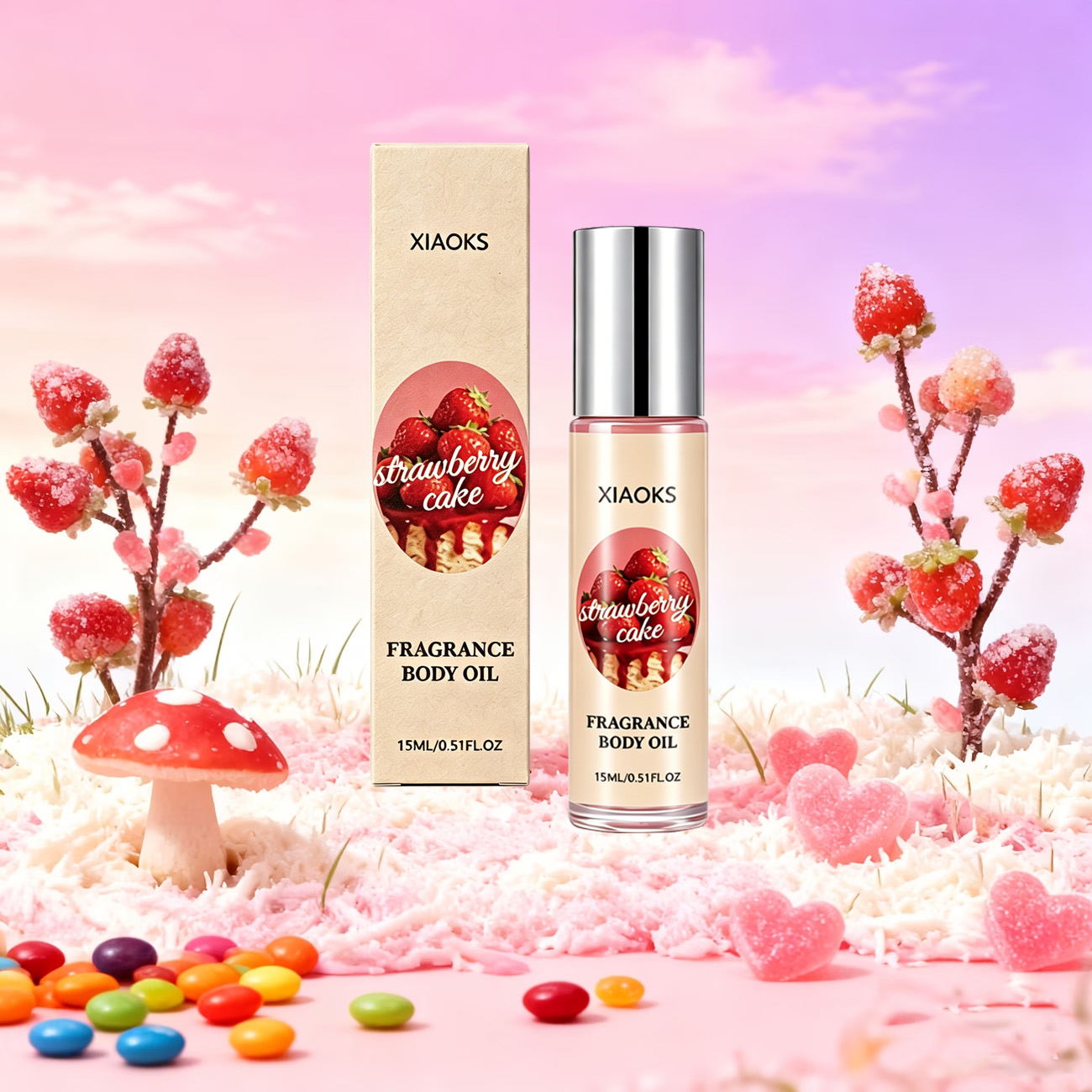 1 Flasche Erdbeer-Kuchen Roll- – Perfume Xeryus Bewertung und Preis