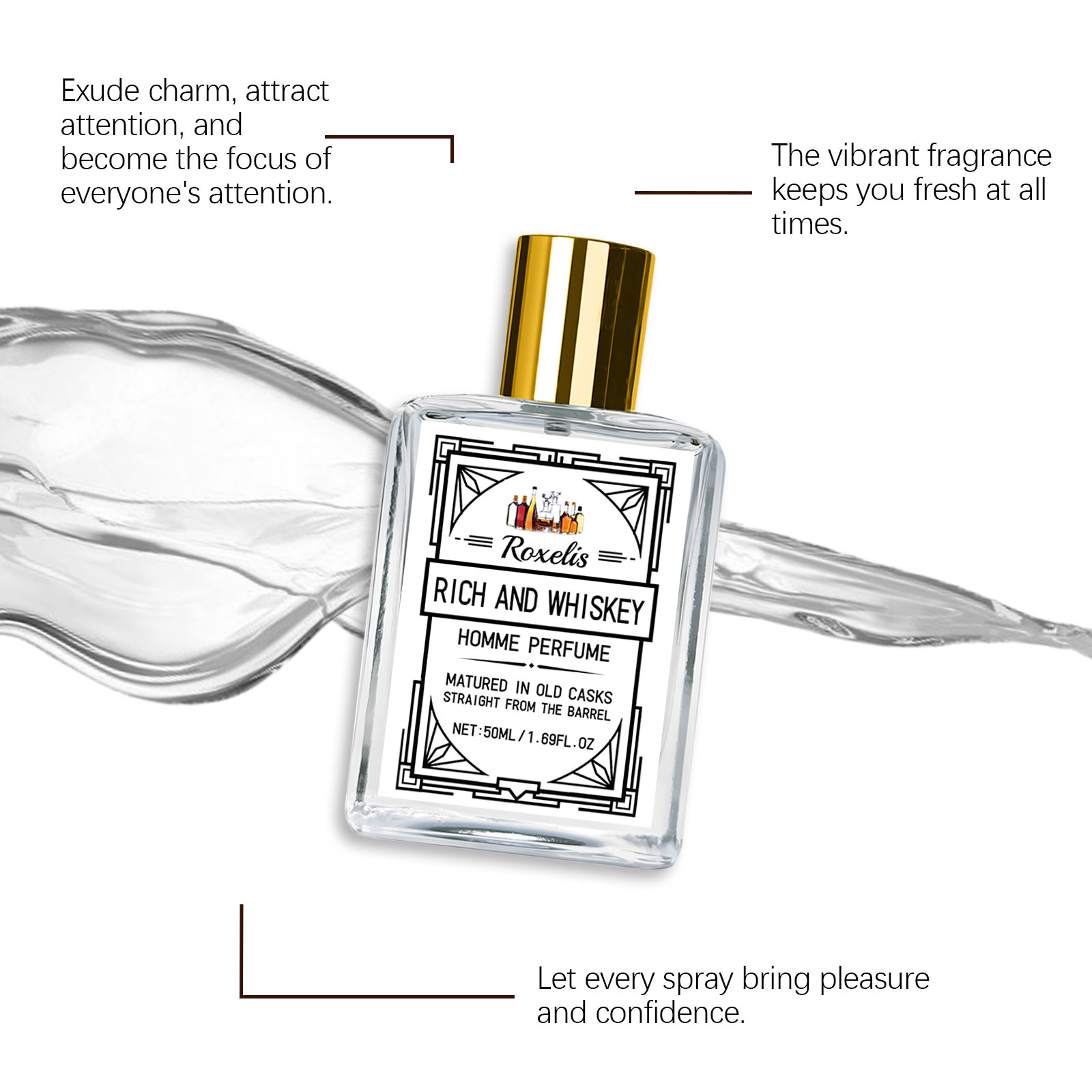 Roxelis 50ml Charm Whisky Herr – Perfume Xeryus Bewertung und Preis